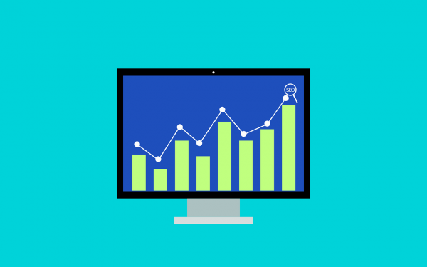 seo analytics on a monitor